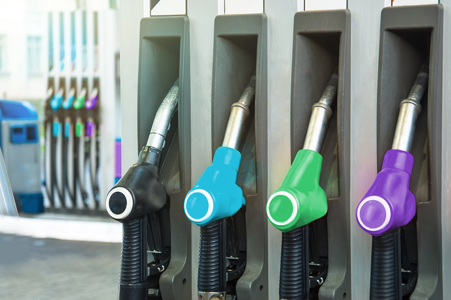 Numerous types of fuel sales